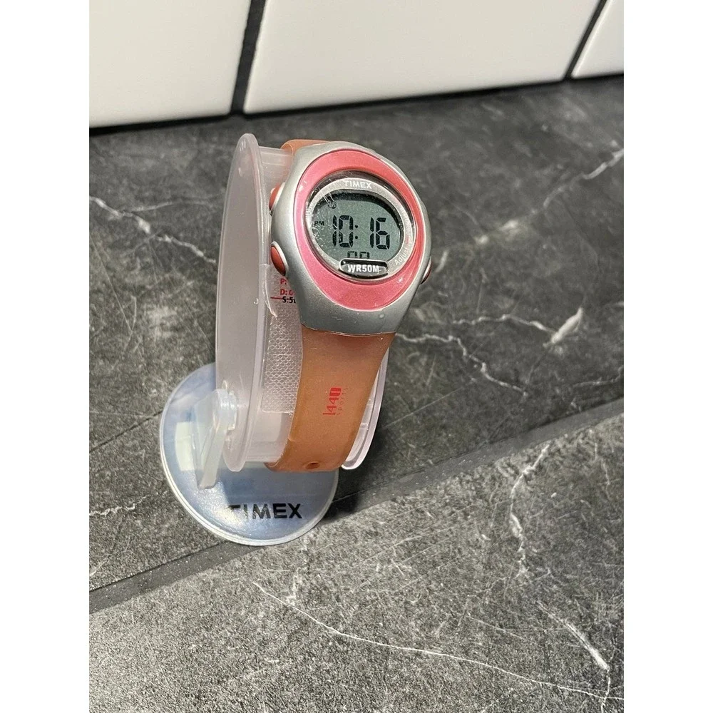 Y2K Ladies Pink Timex Athletic Digital Watch